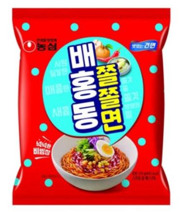 农心 韩式筋道拌面129g농심 배홍동쫄쫄면129g 商品图0