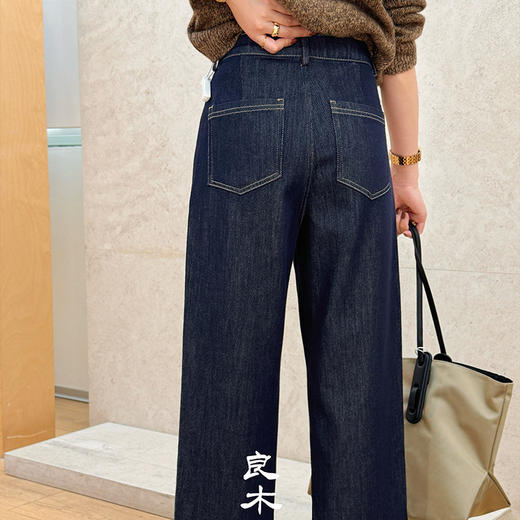 良木礼九分直筒裤（小橙子）（Q258110） 商品图6