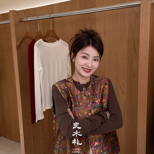 【预售7天】良木礼桑蚕丝马甲（Q2593480） 商品图1