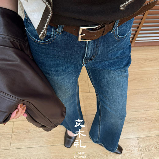 【特价不退不换】良木礼喇叭牛仔裤（腰带腰包）（Q2584247） 商品图4