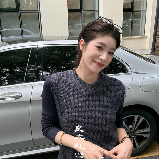 【不退不换】良木礼山羊绒背心（Q2591202F） 商品图0