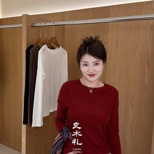 【预售7天】良木礼莱赛尔真丝T（小月光）（Q2592667F） 商品图2