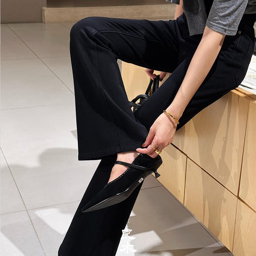 【预售7天】良木礼微喇牛仔裤（Q258346） 商品图0