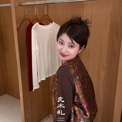 【预售7天】良木礼桑蚕丝马甲（Q2593480） 商品图0