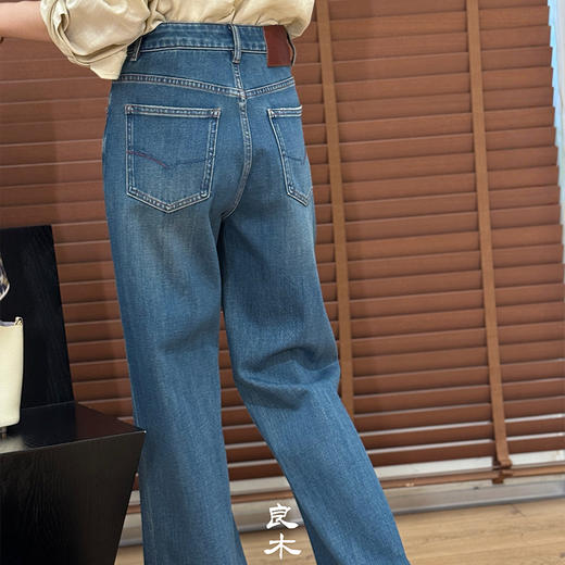 【现货】良木礼阔腿牛仔裤（Q258340） 商品图2