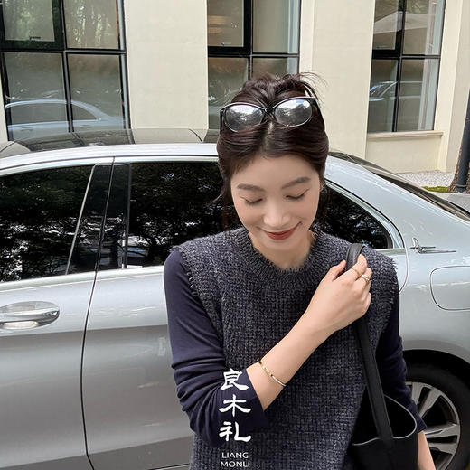 【不退不换】良木礼山羊绒背心（Q2591202F） 商品图2