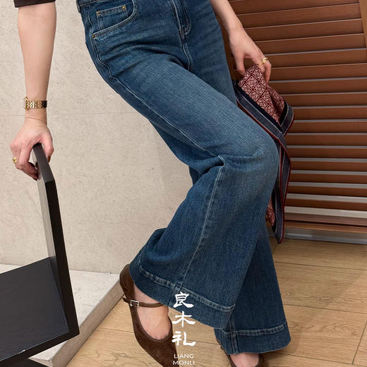 【预售7天】良木礼直筒牛仔裤（大长腿）（Q2584242） 商品图0