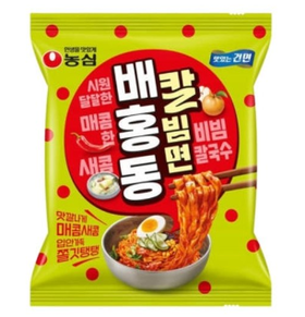 农心 韩式甜辣拌面128g농심 배홍동칼빔면봉지128g