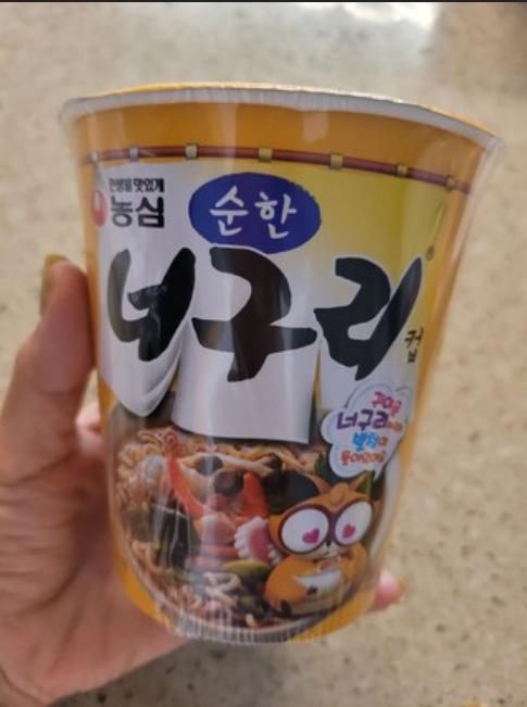 农心 原味乌冬面小杯面63g농심 너구리순한컵63g 商品图0