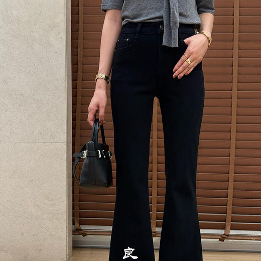 【预售7天】良木礼微喇牛仔裤（Q258346） 商品图1