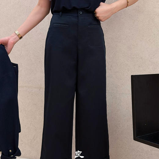 【特价不退不换】良木礼莱赛尔直筒裤（小点点）（Q2584238） 商品图0