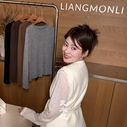 【特价不退不换】良木礼羊毛马甲（Q2592862） 商品图4