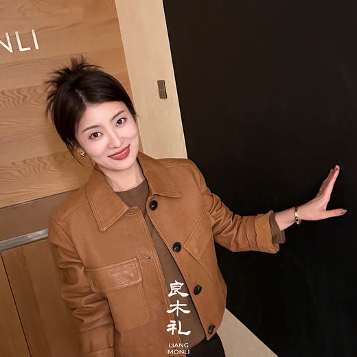 【部分现货】良木礼绵羊皮外套（Q2593705） 商品图1