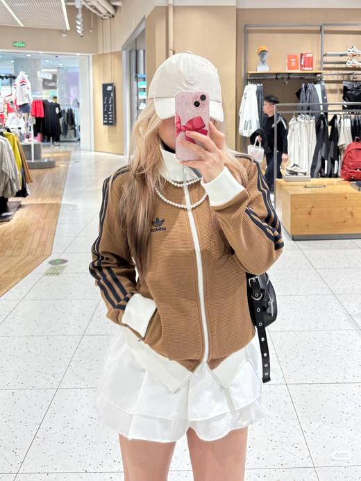 三叶草华夫格开衫卫衣..男女同款 商品图0