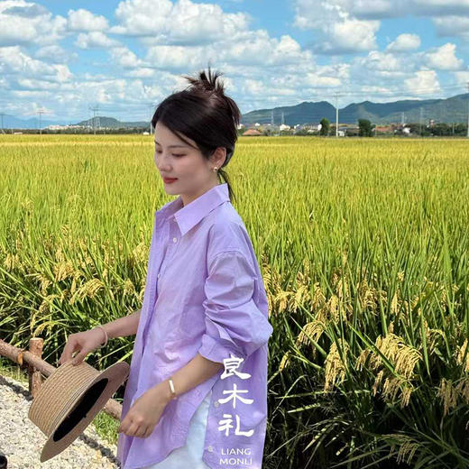 【特价不退不换】良木礼翻领衬衫（Q25101603F） 商品图4