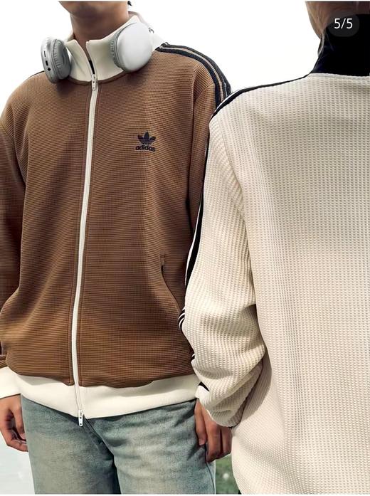 三叶草华夫格开衫卫衣..男女同款 商品图5