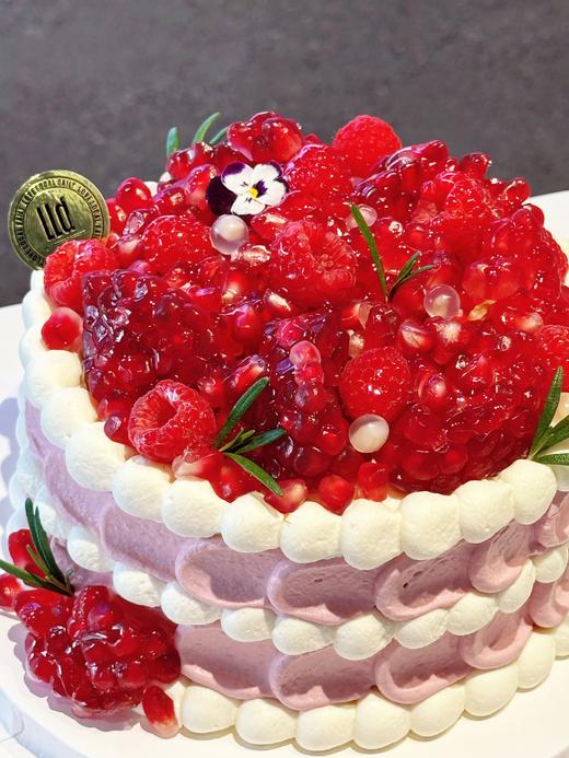 石榴红了 清爽酸奶奶油石榴青提 · 奶油蛋糕 商品图2