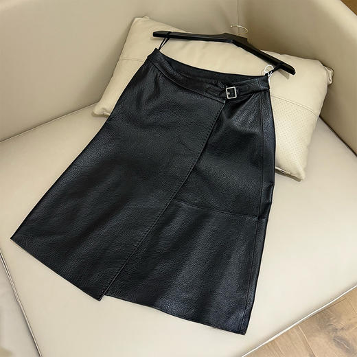 【不退不换】良木礼绵羊皮半裙（Q8140） 商品图1