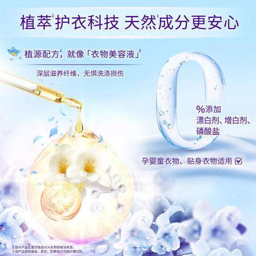 [七彩鲜生]金纺Y22衣物护理剂清新薰衣草粉樱柔玫瑰顺瓶装1kg（多款）【俊发城次日自提】 商品图4