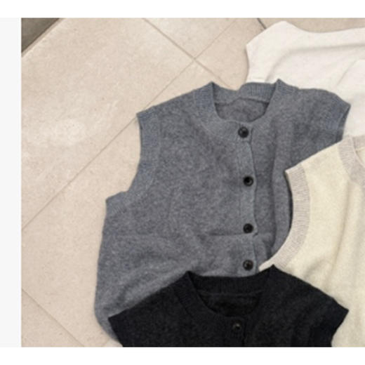 【不退不换】良木礼牦牛绒马甲（Q2592498F） 商品图0