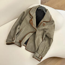 【预售7天·门店】良木礼羊皮外套（Q258483）