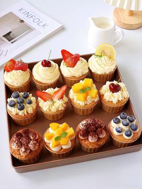 【缤纷水果杯子蛋糕】超好吃的蛋糕-杯子蛋糕