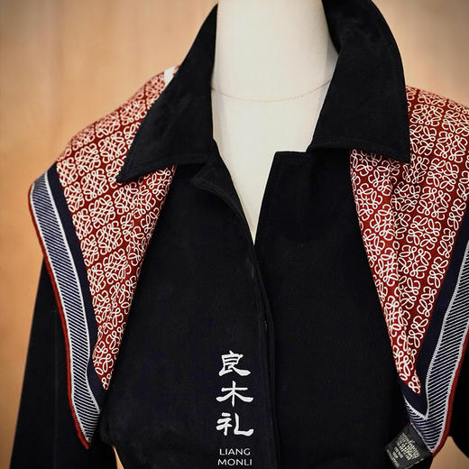 良木礼山羊闭绒皮衣（腰带）（Q8133） 商品图3