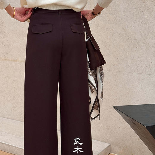 【特价不退不换】【部分现货】良木礼绵羊毛西裤（小豆包）(Q251001) 商品图2