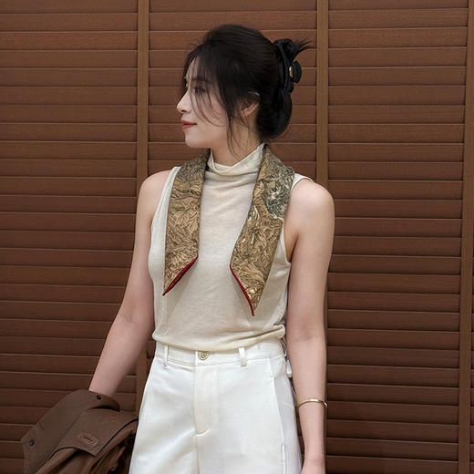 【预售7天】良木礼无袖羊毛背心（Q2584259F） 商品图3