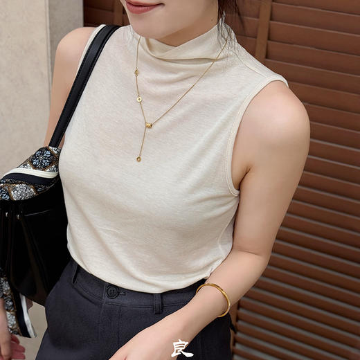 【预售7天】良木礼无袖羊毛背心（Q2584259F） 商品图5