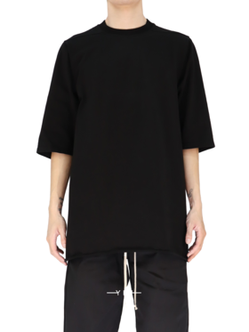 Rick Owens | 秀款黑色JUMBOSST恤CONCORDIANS