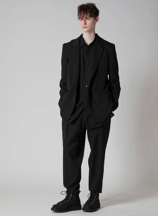 Yohji Yomamoto | 华达呢翻盖口袋长裤 商品图3