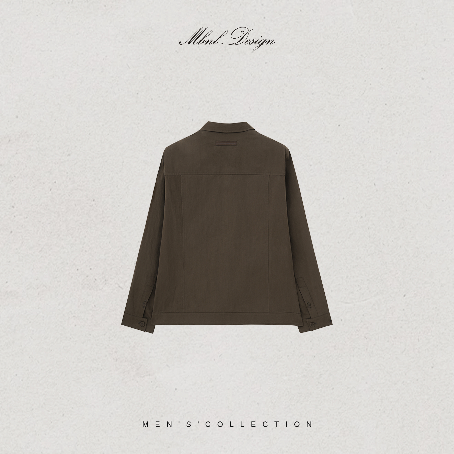 「Cotton Twill」秦磊男装密集针脚棉混纺夹克LL-SWT0075 N10商品图2