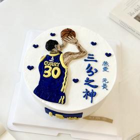 三分之神 篮球手绘蛋糕