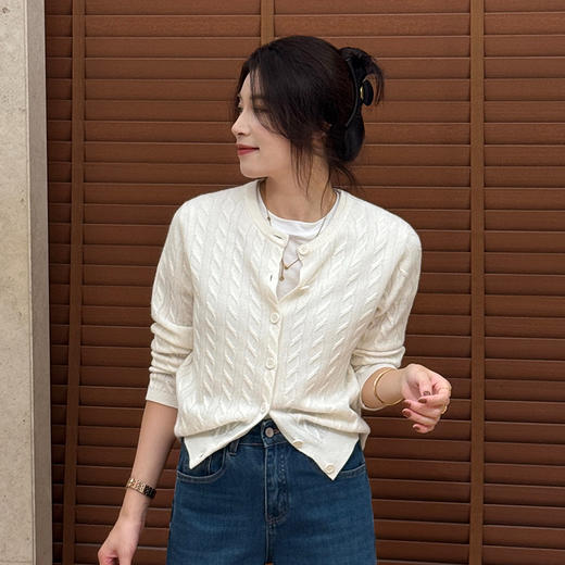 良木礼山羊绒开衫（Q2584523） 商品图4