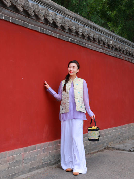 【抖音专属】阔腿裤·花月（24709127C山矾） 商品图2