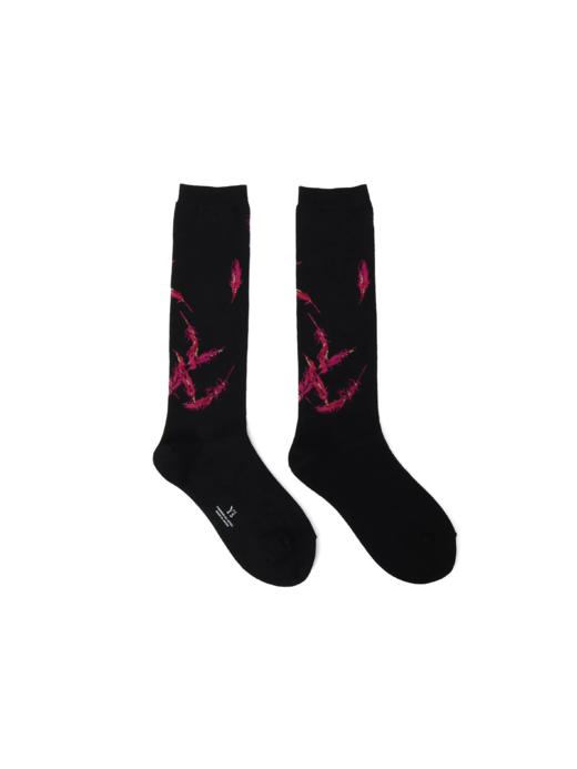 Angel Design High Socks-Black 商品图1