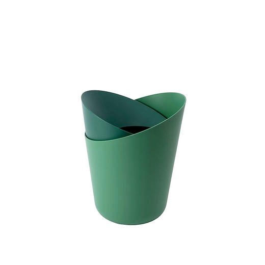 日本进口I’md花朵垃圾桶1L 绿色 商品图0
