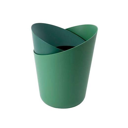 日本进口I’md花朵垃圾桶6L 绿色 商品图0