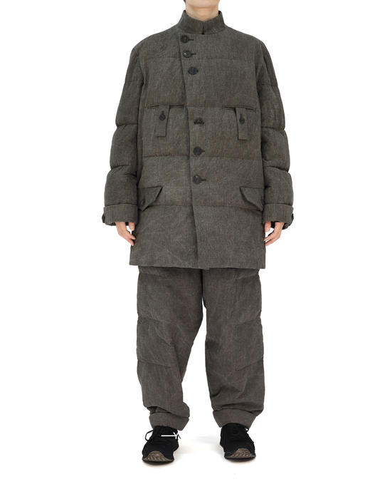 Yohji Yamamoto | 秀款棉麻双面穿夹棉裤 商品图7