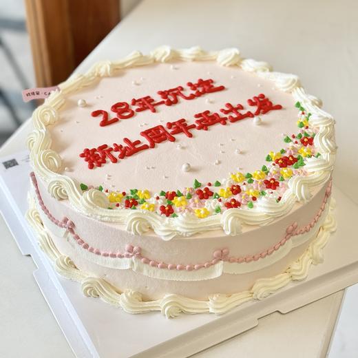 【款G】员工生日会定制奶油蛋糕 商品图3