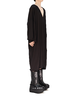 Rick Owens | 秀款长袖黑色及膝长袍CONCORDIANS 商品缩略图2
