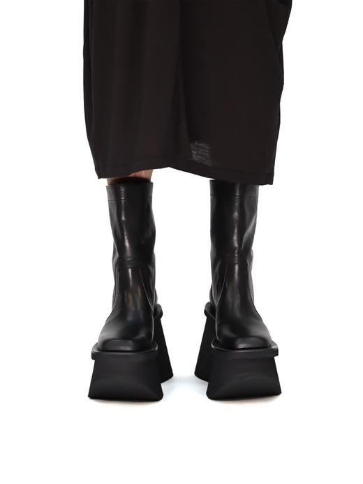 Rick Owens | 秀款工厂厚底皮靴CONCORDIANS 商品图1