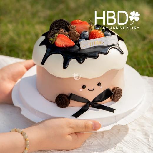 『草莓可爱』jellycat草莓脑袋创意生日蛋糕 商品图0