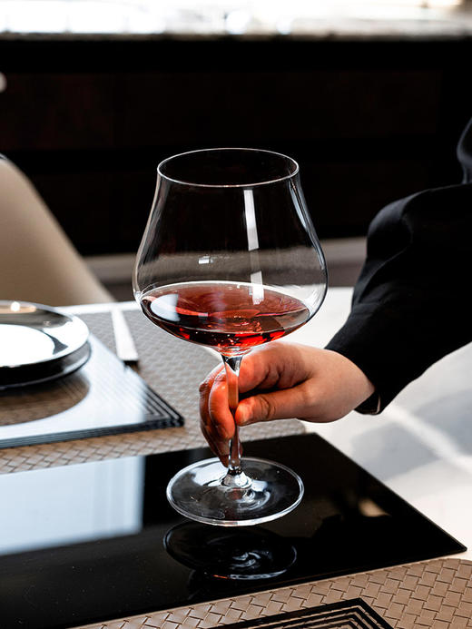 【样品5.5折，无原包装仅1套，非质量不退换】捷克BOHEMIA进口水晶玻璃红酒杯 葡萄酒杯简约风大容量家用套装波西米亚莉莫萨红酒杯740ml*6 商品图3