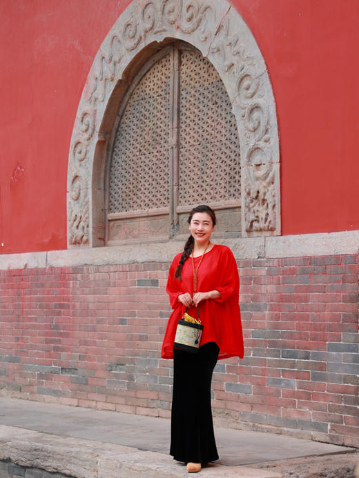 【抖音专属】宽松短袖上衣（20708231-丹罽） 商品图0