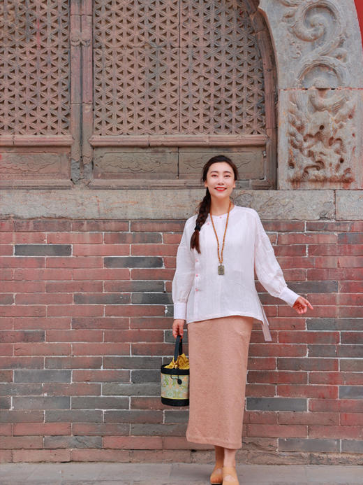 【2026东衣作】新中式衬衣（25810128上上签） 商品图1