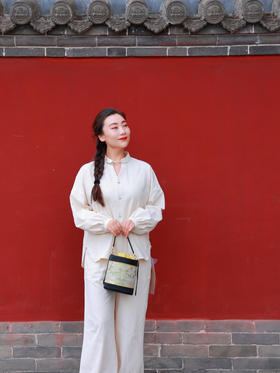 【抖音专属】新中式衬衣·玉色（25810153-玉色）