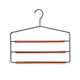 利快KVE榉木圆线三层裤架