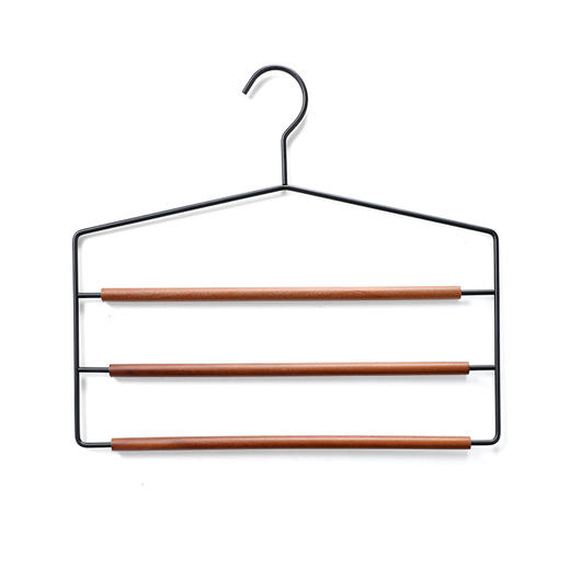 利快KVE榉木圆线三层裤架 商品图0